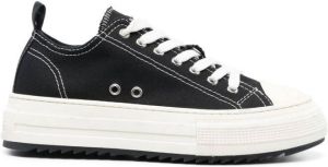 Dsquared2 contrasting-stitch detail low-top sneakers Black
