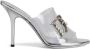 Dsquared2 crystal-embellished logo mules Silver - Thumbnail 1