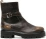 Dsquared2 distressed-effect suede ankle boots Brown - Thumbnail 1