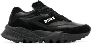 Dsquared2 Free low-top leather sneakers Black