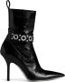 Dsquared2 Gothic eyelet-embellished leather ankle boots Black - Thumbnail 1