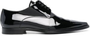 Dsquared2 high-shine lace-up shoes Black