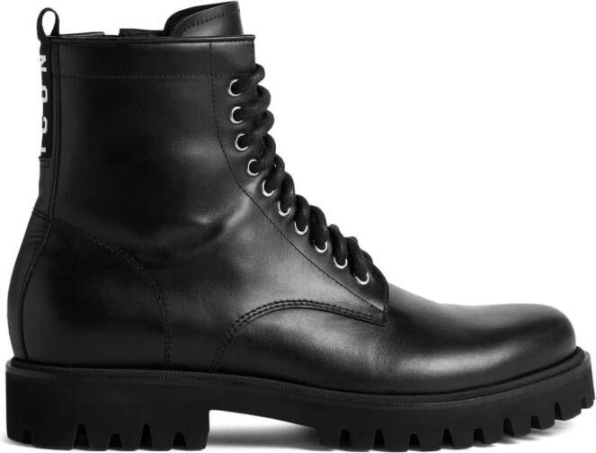 Dsquared2 Icon leather ankle boots Black