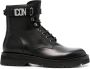 Dsquared2 Icon leather combat boots Black - Thumbnail 1