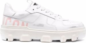 Dsquared2 Icon leather low-top sneakers White
