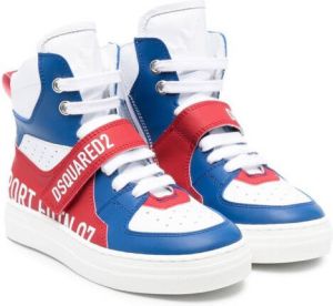 Dsquared2 Kids colour-block high-top sneakers