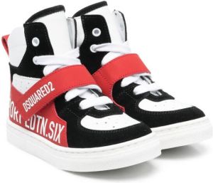 Dsquared2 Kids colour-block high-top sneakers White