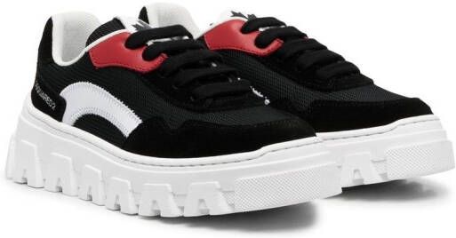 Dsquared2 Kids colour-block low-top sneakers Black