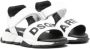 Dsquared2 Kids logo-print leather sandals White - Thumbnail 1