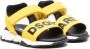 Dsquared2 Kids logo-print leather sandals Yellow - Thumbnail 1