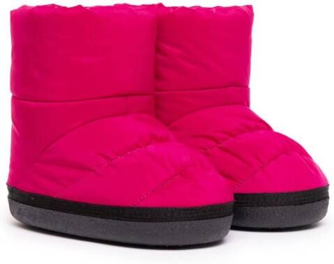 Dsquared2 Kids logo-print padded boots Pink