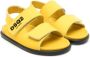 Dsquared2 Kids logo-print touch-strap sandals Yellow - Thumbnail 1