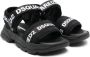 Dsquared2 Kids logo-strap sandals Black - Thumbnail 1
