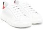 Dsquared2 Kids low-top leather trainers White - Thumbnail 1