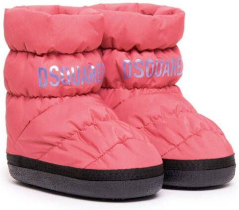 Dsquared2 Kids padded snow boots Pink