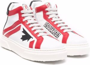 Dsquared2 Kids panelled high-top sneakers White