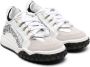 Dsquared2 Kids panelled leather sneakers Silver - Thumbnail 1