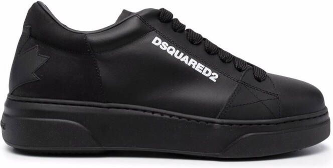 Dsquared2 leaf logo low-top sneakers Black