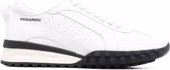 Dsquared2 leather low-top sneakers White