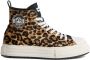 DSQUARED2 leopard-print high-top sneakers Black - Thumbnail 1