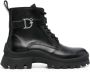 Dsquared2 logo-buckle leather ankle boots Black - Thumbnail 1