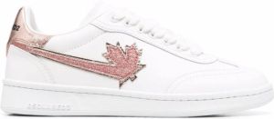 Dsquared2 logo patch low-top sneakers White