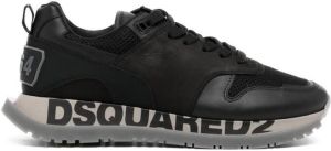 Dsquared2 logo platform low-top sneakers Black