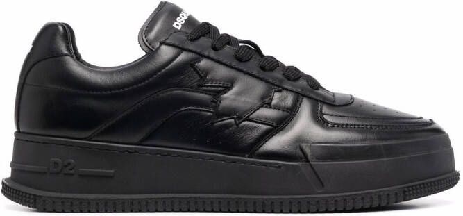 Dsquared2 logo-print lace-up sneakers Black