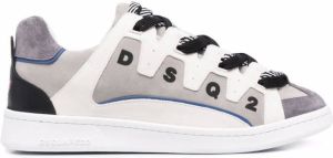 Dsquared2 logo-print lace-up sneakers Grey