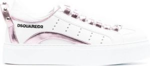 Dsquared2 logo-print lace-up sneakers White