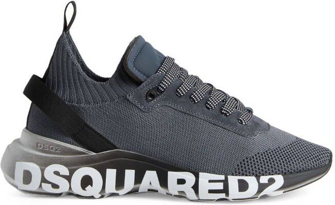 Dsquared2 logo-print low-top sneakers Grey