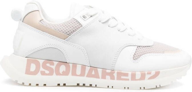 Dsquared2 logo-print low-top sneakers White