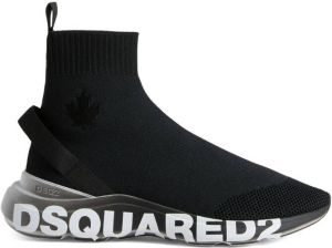 Dsquared2 logo-print sock trainers Black