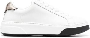 Dsquared2 logo-print tongue low-top sneakers White