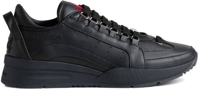 Dsquared2 low-top leather sneakers Black