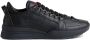 DSQUARED2 low-top leather sneakers Black - Thumbnail 1