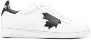 Dsquared2 maple-patch lace-up sneakers White