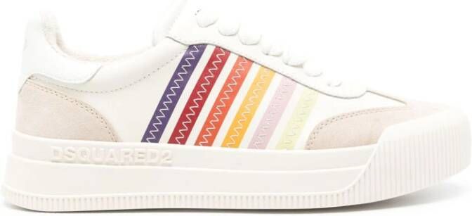 Dsquared2 New Jersey leather sneakers Neutrals