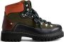 Dsquared2 panelled leather hiking boots Black - Thumbnail 1