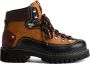Dsquared2 panelled leather hiking boots Brown - Thumbnail 1