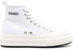 Dsquared2 platform-sole high-top sneakers White