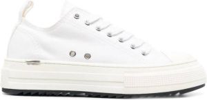 Dsquared2 platform-sole low-top sneakers White