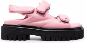 Dsquared2 platform touch-strap sandals Pink