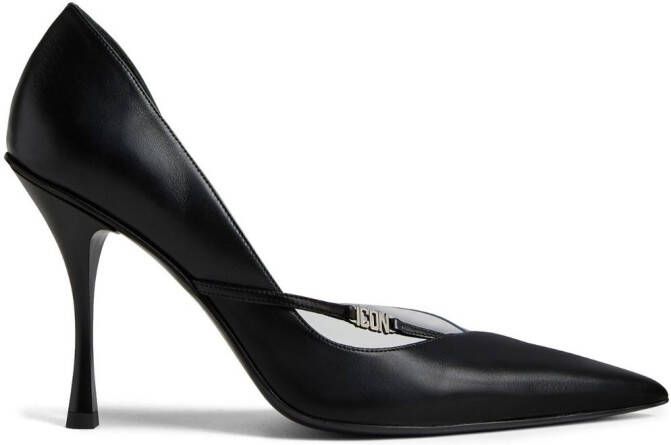 Dsquared2 pointed-toe leather pumps Black