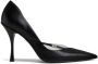 Dsquared2 pointed-toe leather pumps Black - Thumbnail 1
