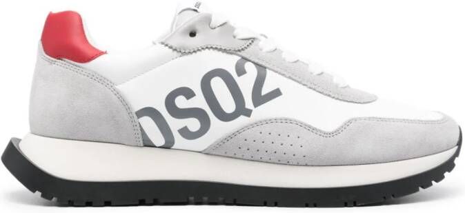 Dsquared2 Running leather sneakers White