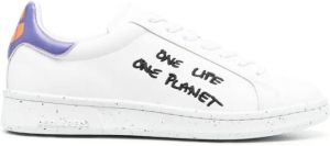 Dsquared2 slogan-embroidered low-top sneakers White