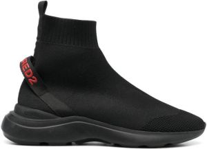 Dsquared2 sock-style high-top sneakers Black