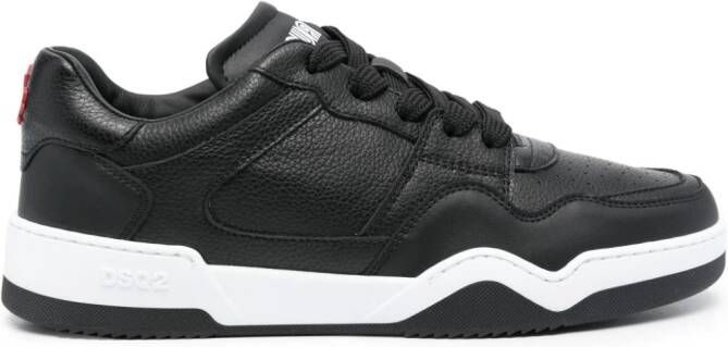 Dsquared2 Spiker leather sneakers Black