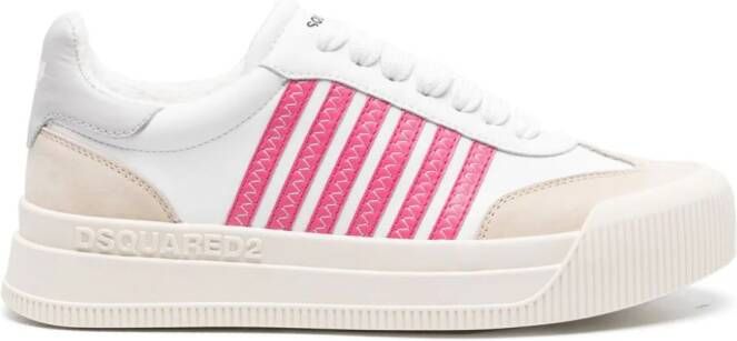 Dsquared2 striped lace-up sneakers White